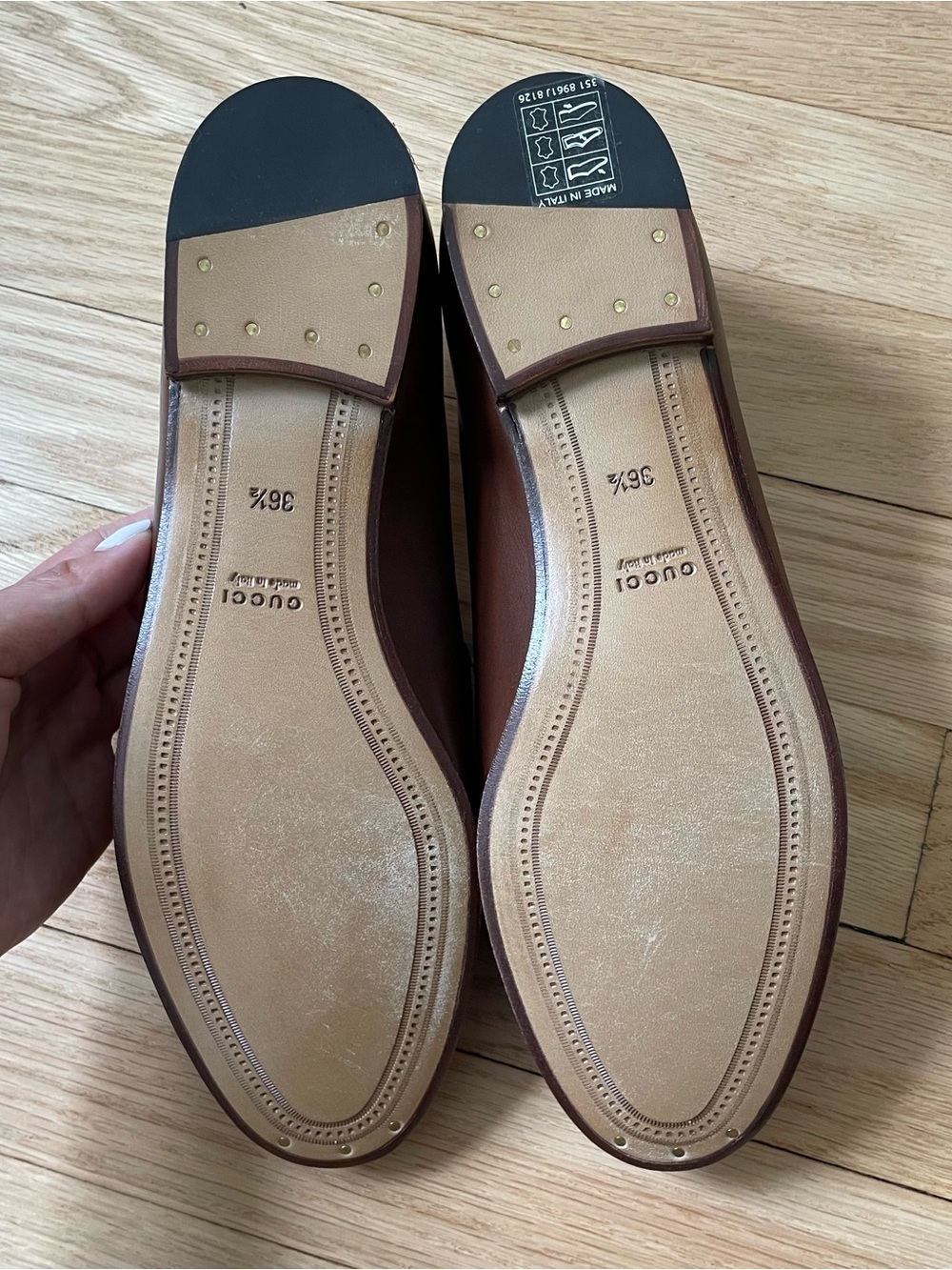 Gucci Brown Horsebit Loafers with Gold Hardware NIB (Sz 36.5) - Picture 10 of 13